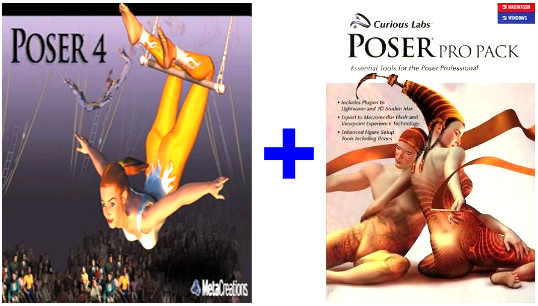 (Repost) Poser 4 + Pro Pack + Content