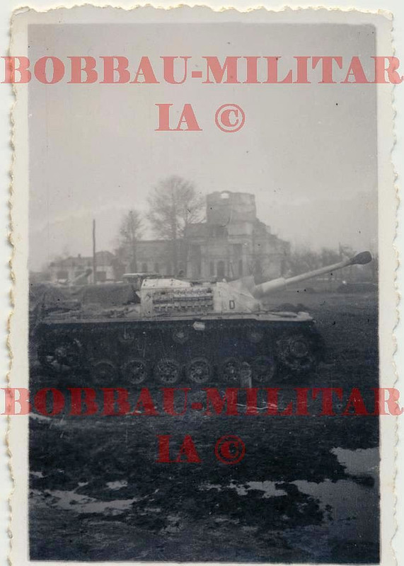 STUG III Langrohr Sturmgeschütz-Abt.185 Kennnung D Wintertarnung