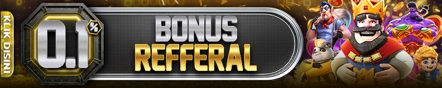 BONUS REFERRAL RAIDER77 0.1% - 1%