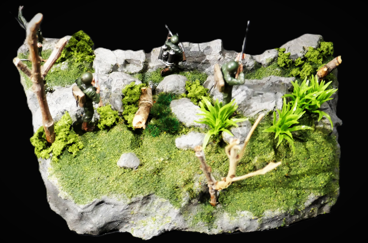 Burroughs 76 Kong Base Extention WIP 12 C Soldiers added