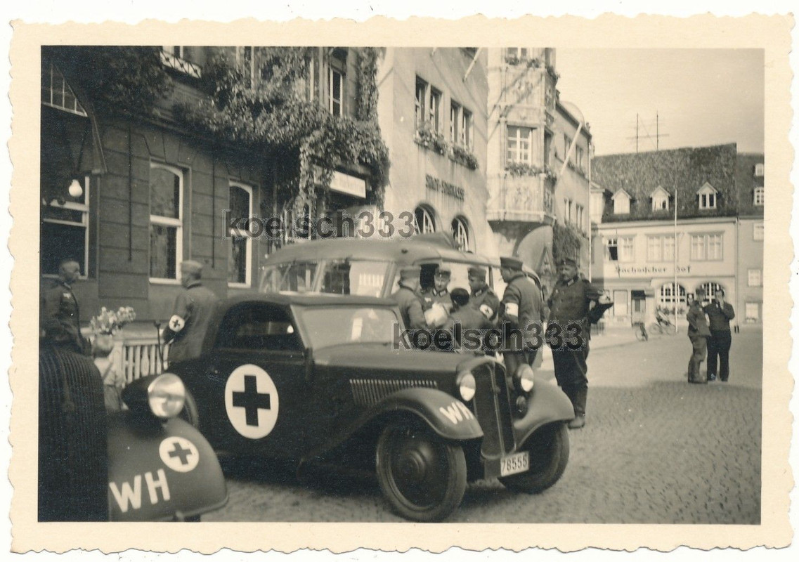 DKW PKW Kennung Rotes Kreuz Sächsischer Hof Wehr