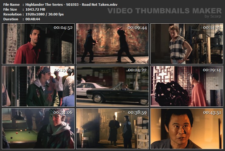 Highlander The Series - S01E03 - Road Not Taken.mkv