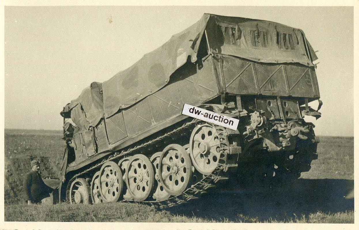 Krim , SdKfz Halbkette von Sturmgeschütz Abt. 24