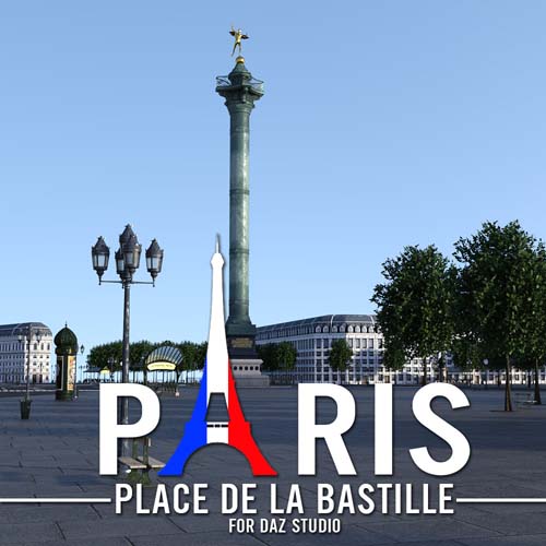 PARIS - Place De La Bastille for DS Iray
