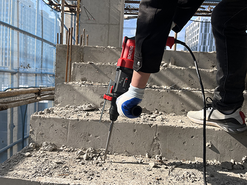 chipping chiseling and drilling