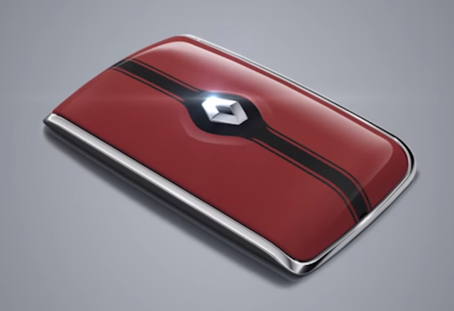 Tarjeta manos libres roja