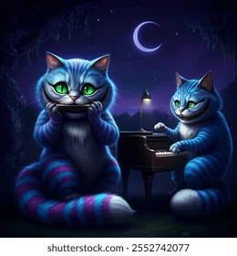 one purple blue striped cheshire 260nw 2552742077