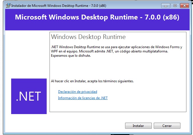 Microsoft.NET Framework 7.0.11/6.0.22 x86/x64 Desatendido 444