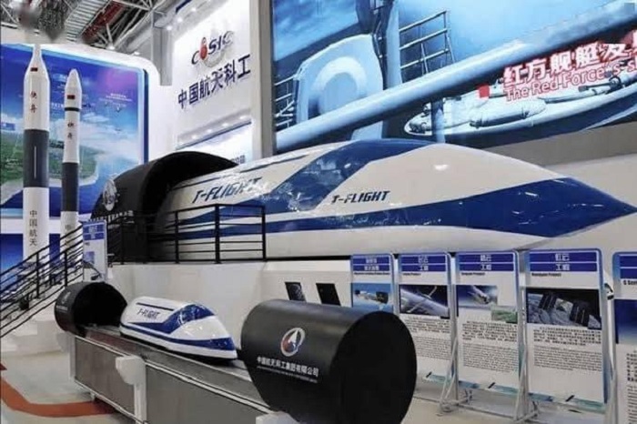 Kereta T-Flight Maglev China menetapkan standar baru dalam industri kereta api. Kecepatan kereta anyar tersebut mencapai lebih dari 600 km/jam.