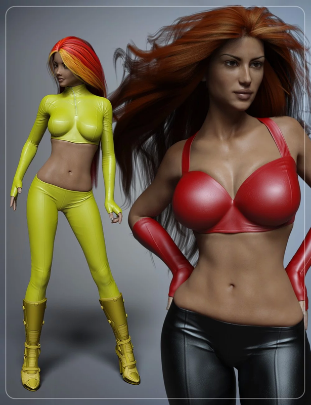 Slinky Suit 2 for Genesis 3 and 8 Female(s) Slinky Suit 2 for Genesis 3 and 8 Female(s)
