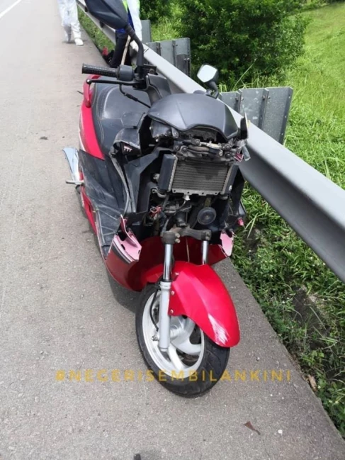 Motor skutik milik Aiman