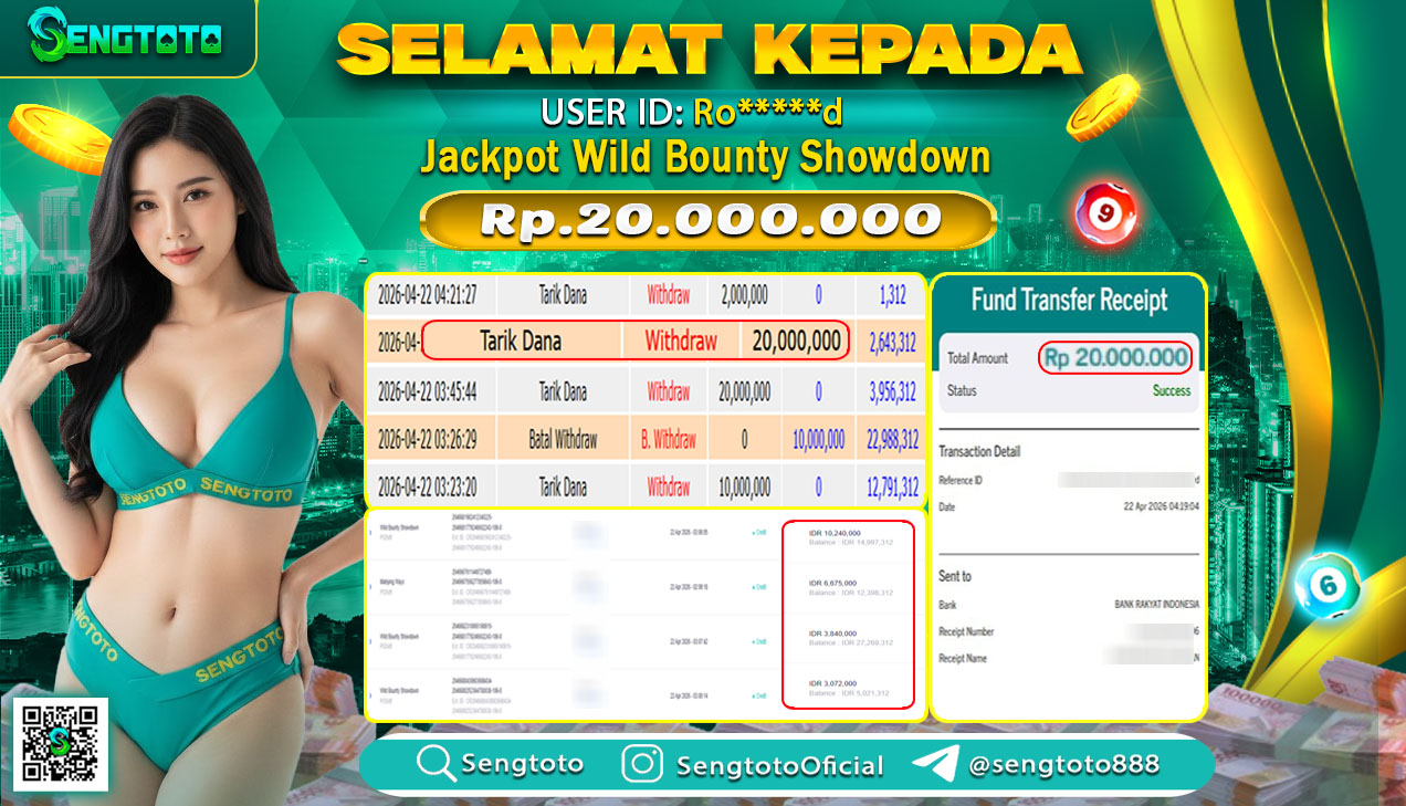 BUKTI PEMBAYARAN SLOT WILD BOUNTY SHOWDOWN