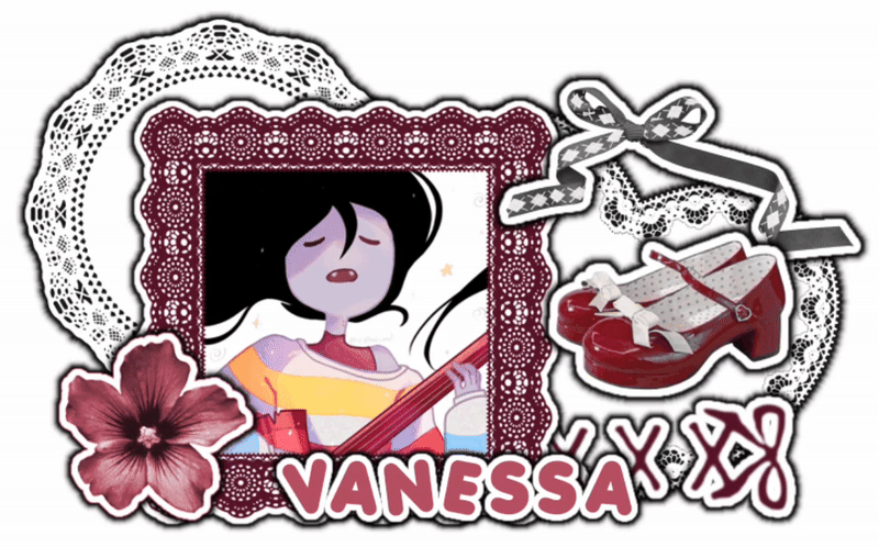 "Vanessa" || graphic by me - nf2u