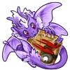 A mischievous-looking purple Aether dragon chewing on the corner of an Eliminate battlestone. Earned by donating an Eliminate on behalf of Team Magia during Arcane's Night of the Nocturne 2024 donation competition. A mischievous-looking purple Aether dragon chewing on the corner of an Eliminate battlestone. Earned by donating an Eliminate on behalf of Team Magia during Arcane's Night of the Nocturne 2024 donation competition.
