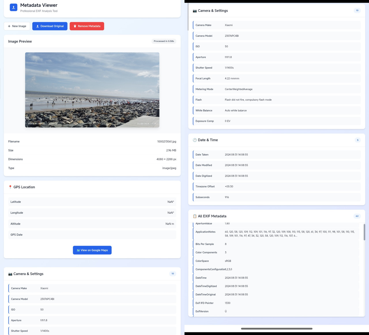 ImageMetadataViewer