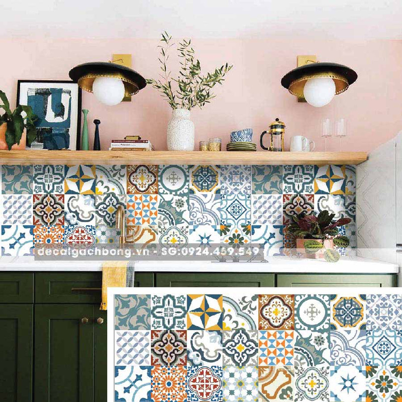 Decal gạch bông - giải pháp trang trí cho người bận rộn - 1