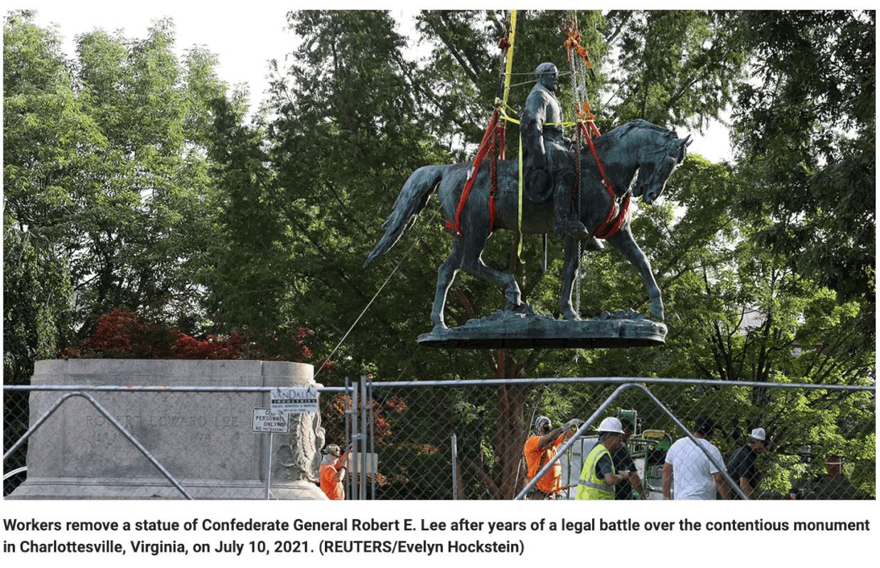 Robert E. Lee statue melted in secret, 'symbolic' ceremony, to be