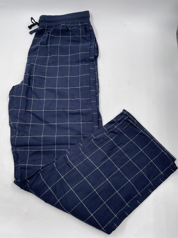 PRIMARK BLUE/WHITE LARGE CHECK PAJAMA PANTS WOMENS