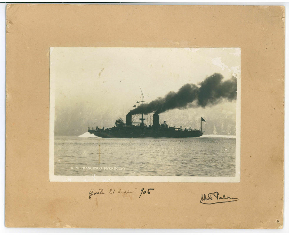 Броненосный крейсер Francesco Ferruccio, 1906ой год