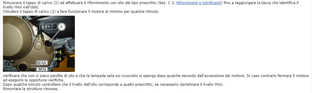 HM 1100S Manutenzione - Olio motore_7