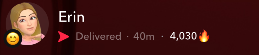 Katie Barden and Erin New Snapchat streak record 4030 days