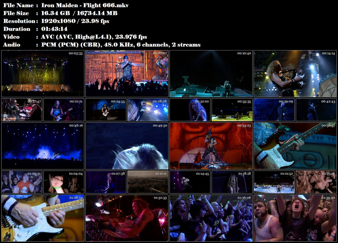 Re: Iron Maiden - Flight 666 (2009) Blu-ray