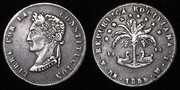 8 soles Bolivia 1855, PAS7023b