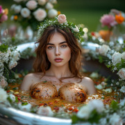 Garden-wedding-wom-served-Brown-hair-0-76