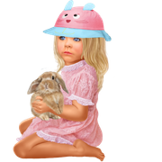 Baby-with-a-rabbit-2
