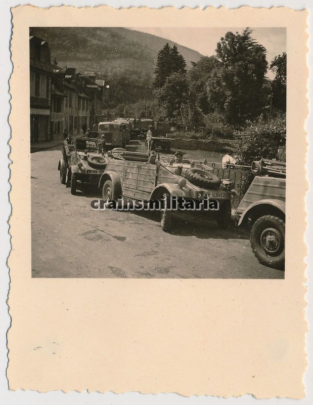 Orig. Foto Volkswagen Kübelwagen Typ 82 Tarnung 