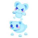 Frostbite Bear and Cub Animated Sticker