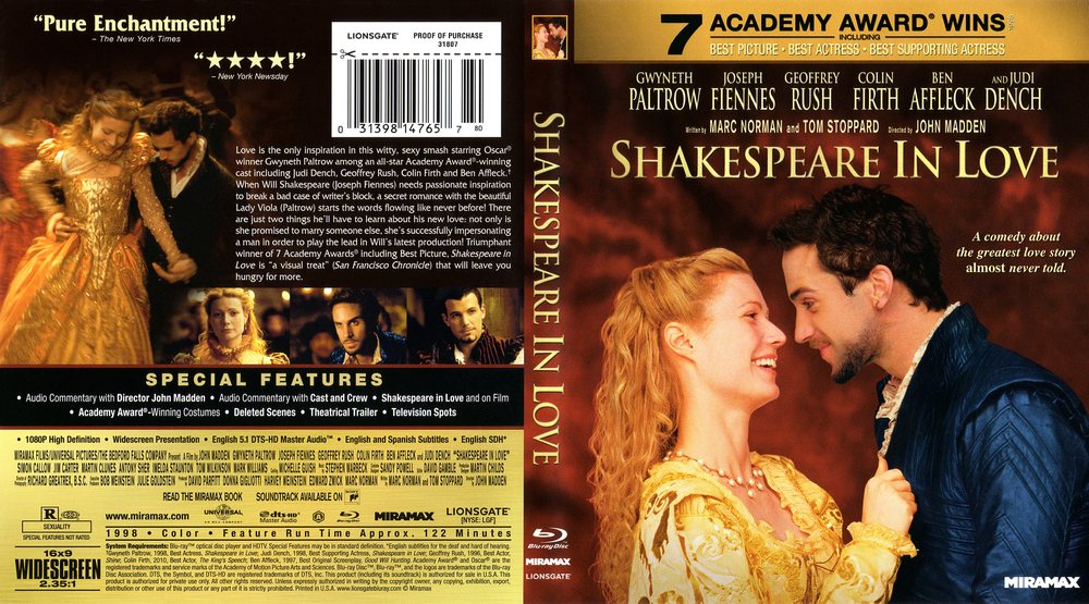 Re: Zamilovaný Shakespeare / Shakespeare in Love (1998)