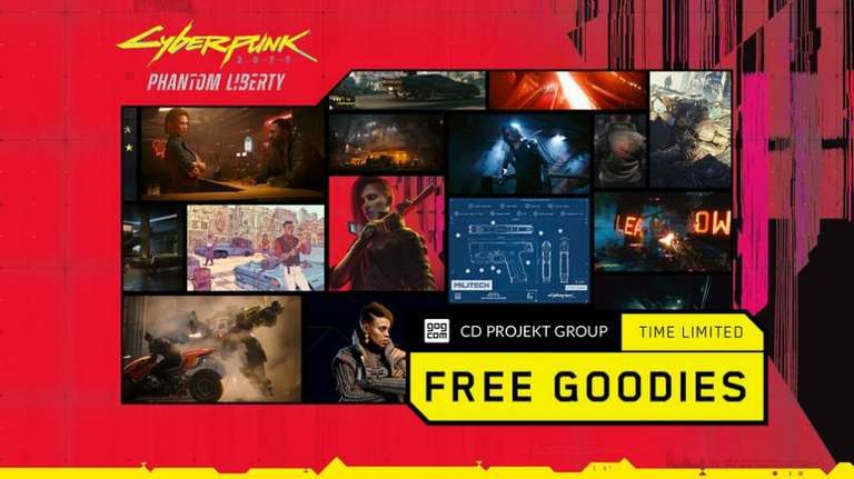 GOG: Colección Cyberpunk 2077 y Phantom Liberty Goodies | ARTE/ WALLPAPERS GRATIS