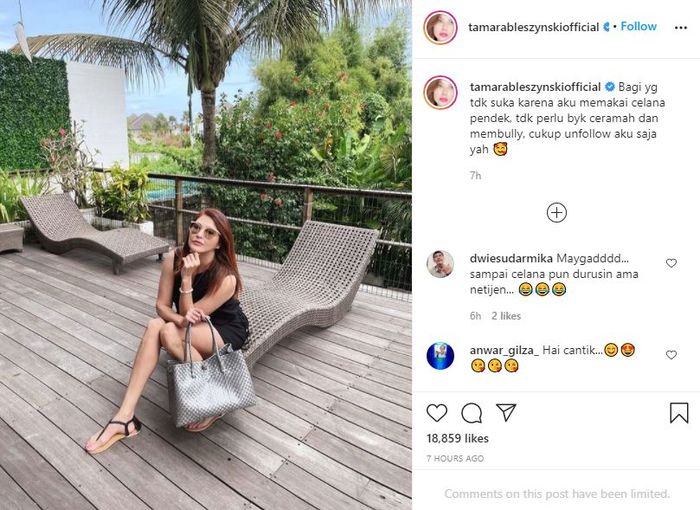 Postingan Tamara Bleszynski