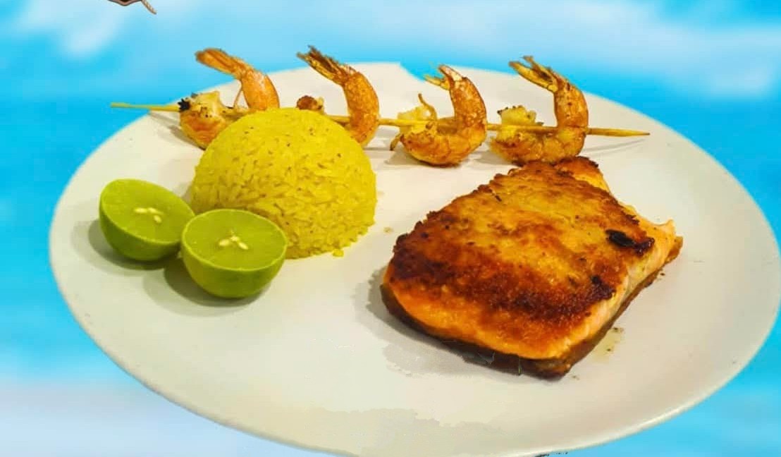 Salmón a la plancha