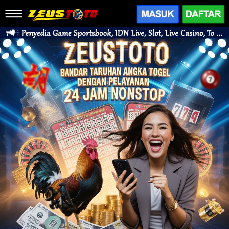 ZEUSTOTO: Bandar Taruhan Angka Togel dengan Pelayanan 24 Jam Nonstop image 1