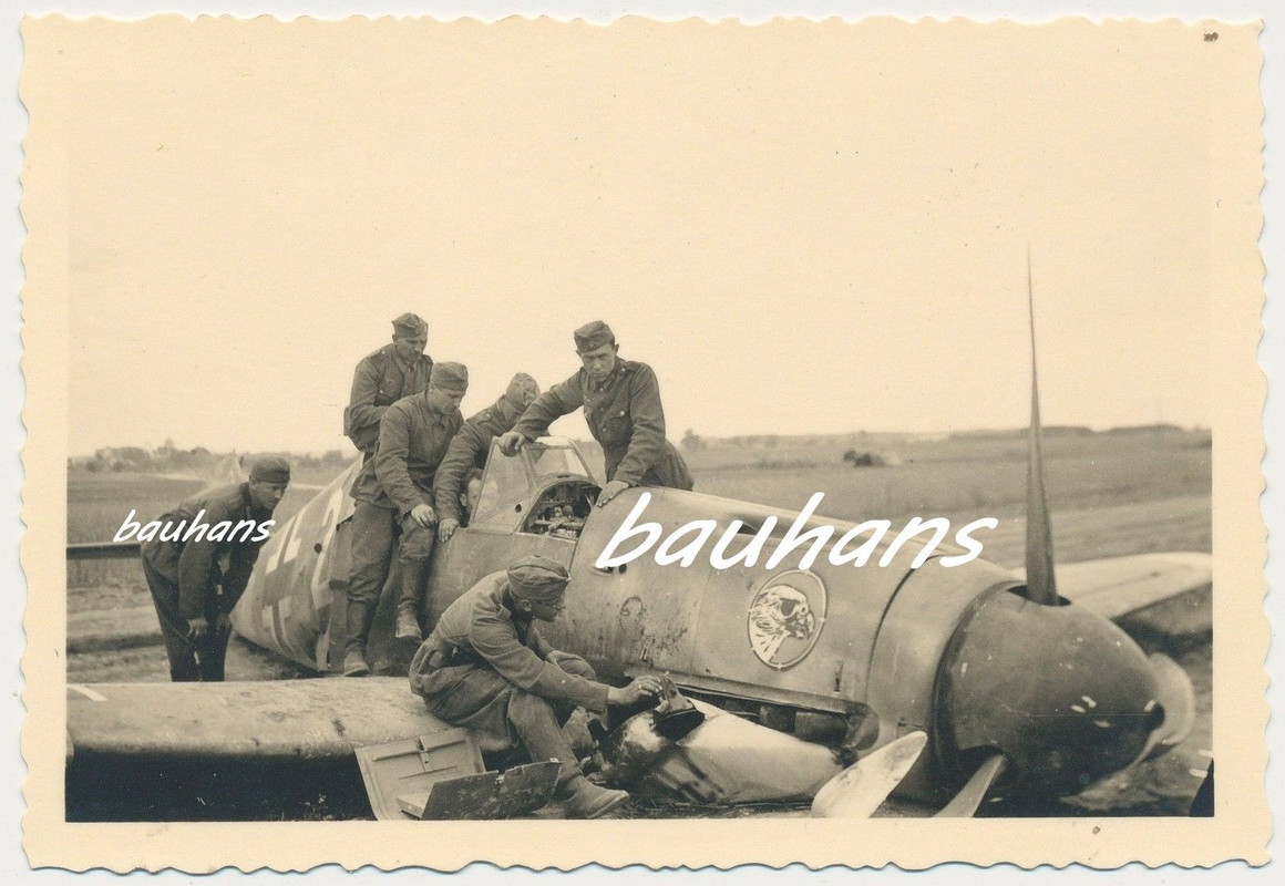 Foto Flugzeug Messerschmitt Bf 109- JG51 Mölders