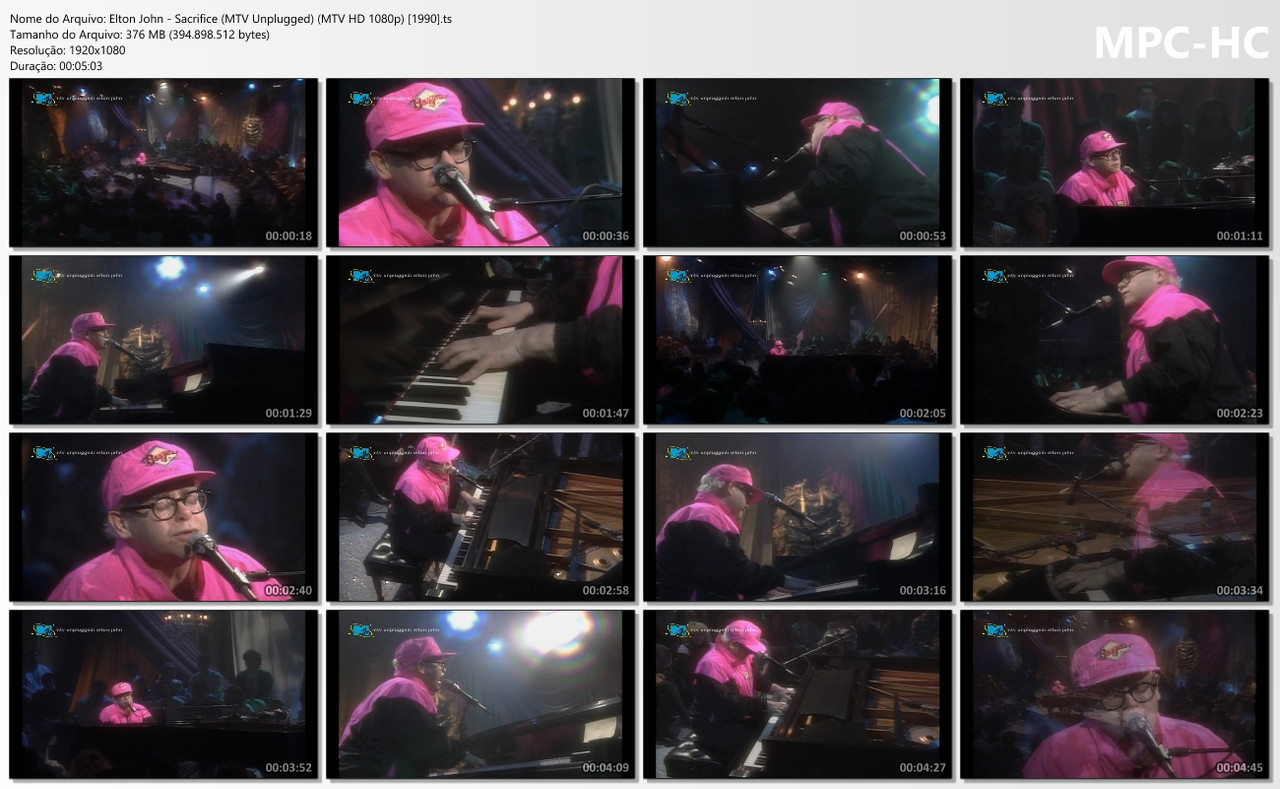 Elton John - Sacrifice (MTV Unplugged) (MTV HD 1080p) [1990]