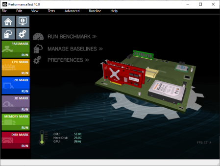 PassMark PerformanceTest 10.0 Build 1008 Multilingual