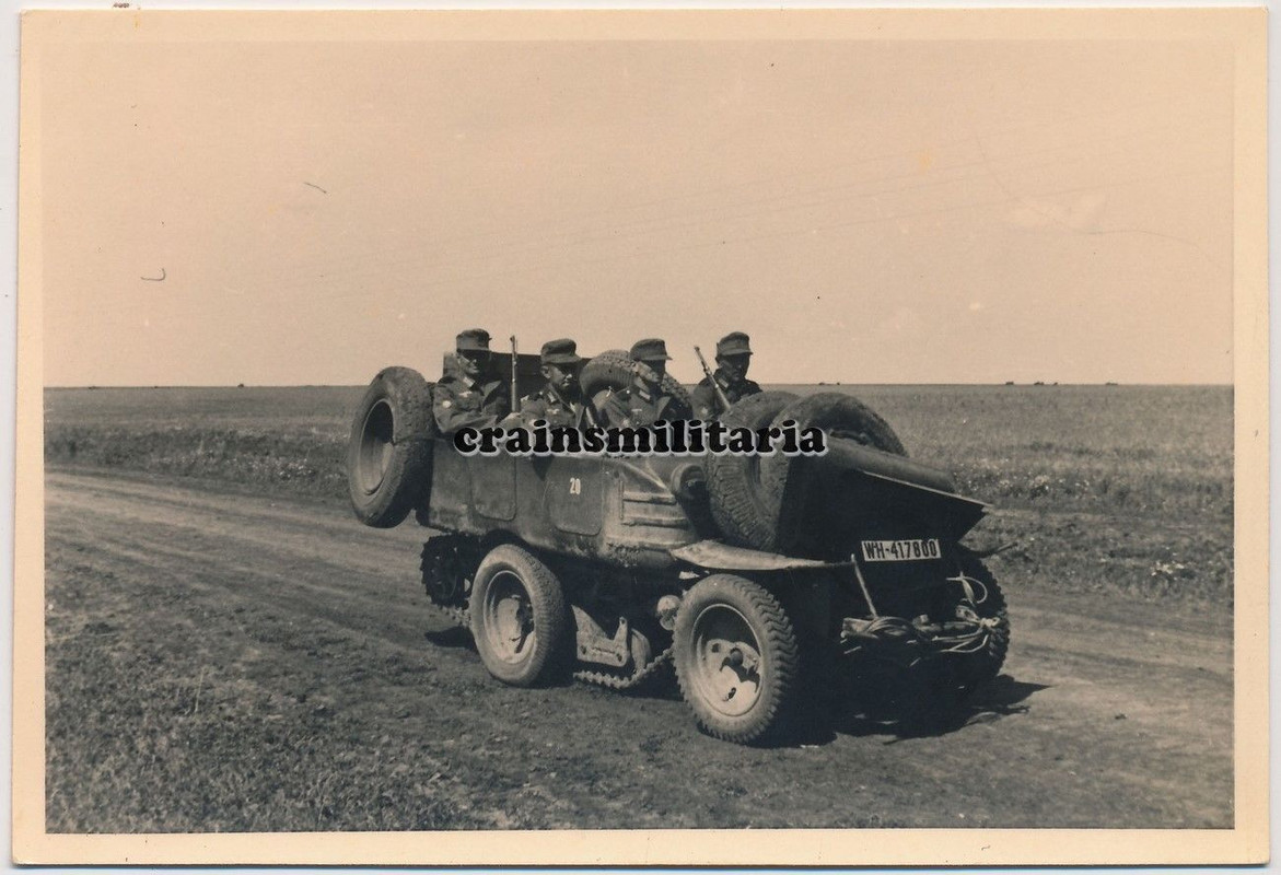 Orig. Foto Gebirgsjäger mit Austro Daimler ADMK 