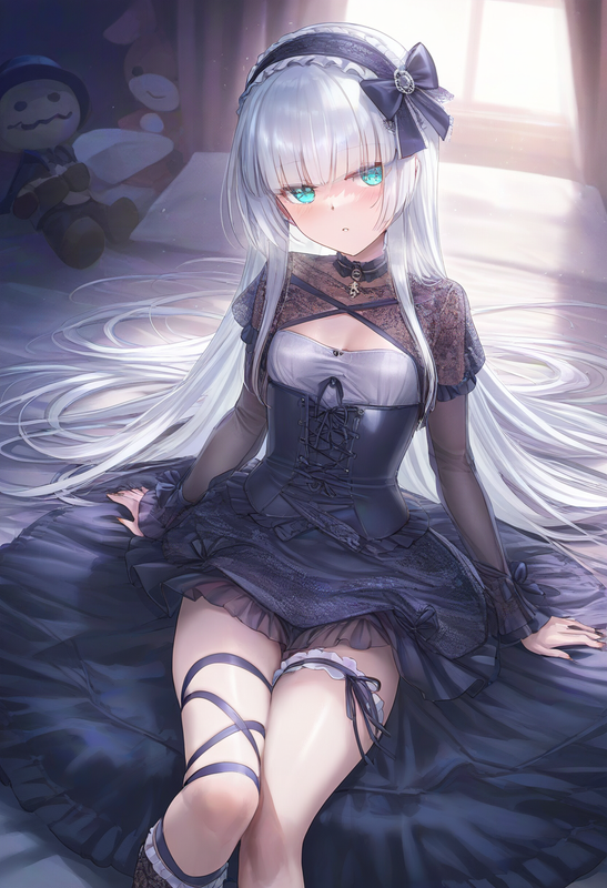 1girl, ks (xephyrks), ohlia, {kobayashi ritz}, reoen, [[liduke]], aqua eyes, lon s-610479861