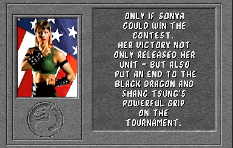 Sonya Blade (Mortal Kombat 1992) Minecraft Skin