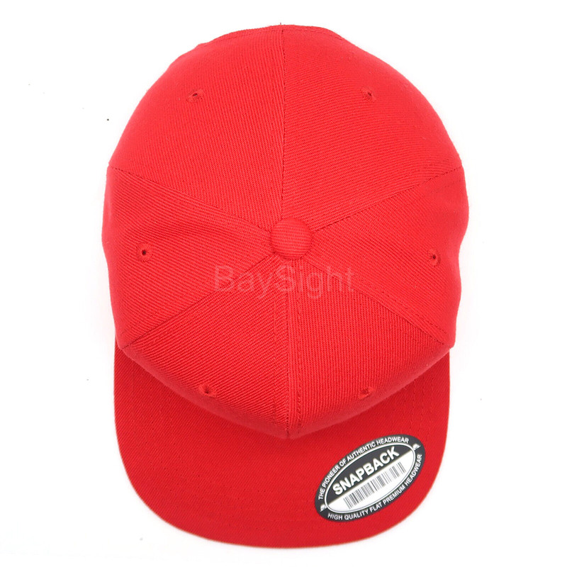 Solid Snapback Hats for Wholesale Flat Brim Baseball Caps Lot Trucker Men Hat