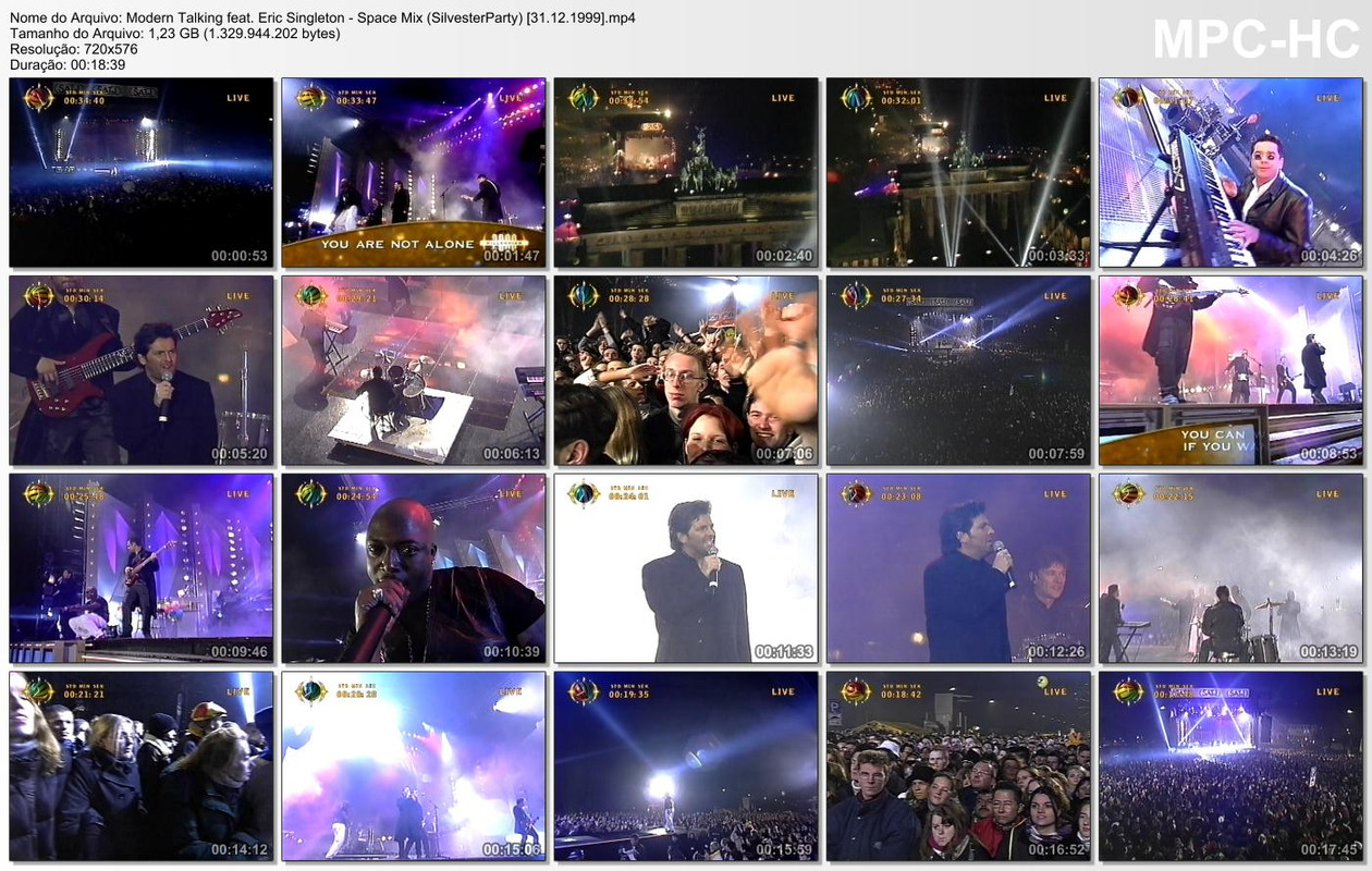 Modern Talking feat. Eric Singleton - Space Mix (Silvesterparty)