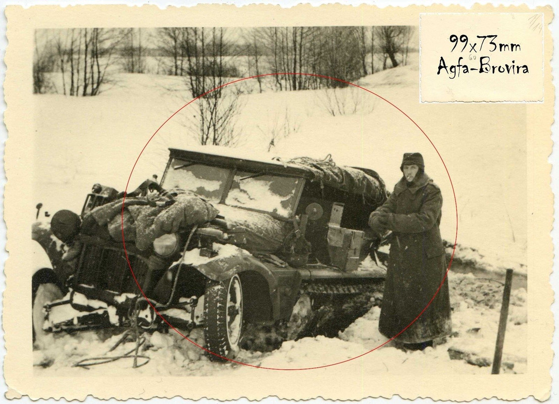 Panzergruppe Guderian SdKfz 10 Zugkraftwagen 1T Russland Winter 
