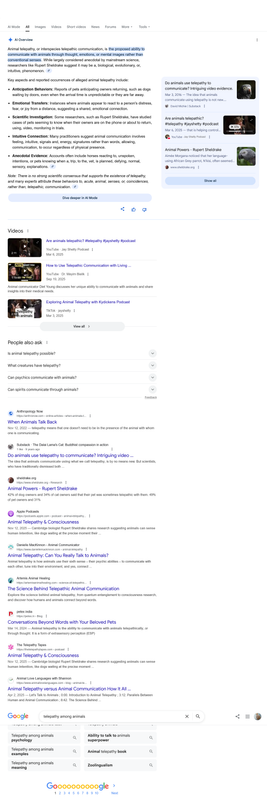 Screenshot 2026 02 03 at 11 19 27 telepathy among animals Google Search