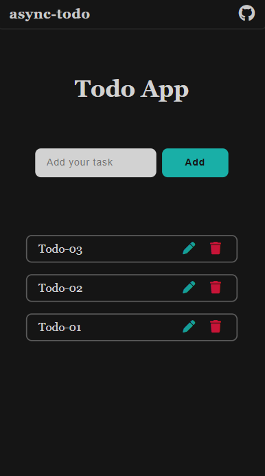 Todo App Screenshot