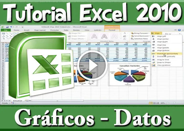 Excel 2010 Tutorial Crear Gráficos Gestión y Presentación de Datos