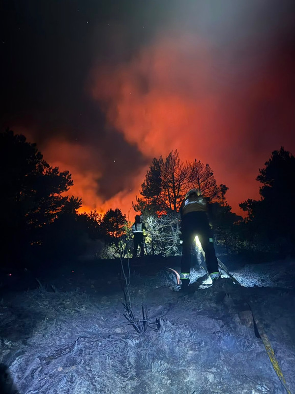 Foto cedida por Bomberos Alcalá