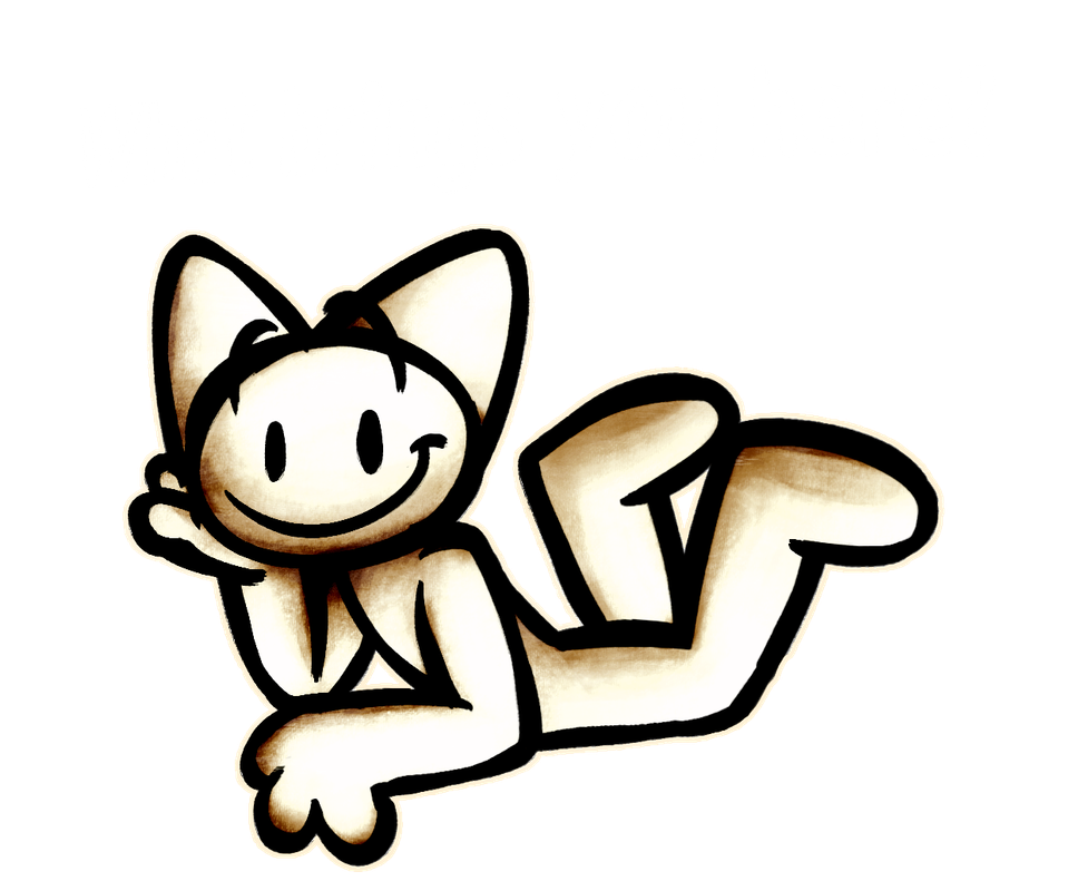 cool looking cat guy, do not point at him